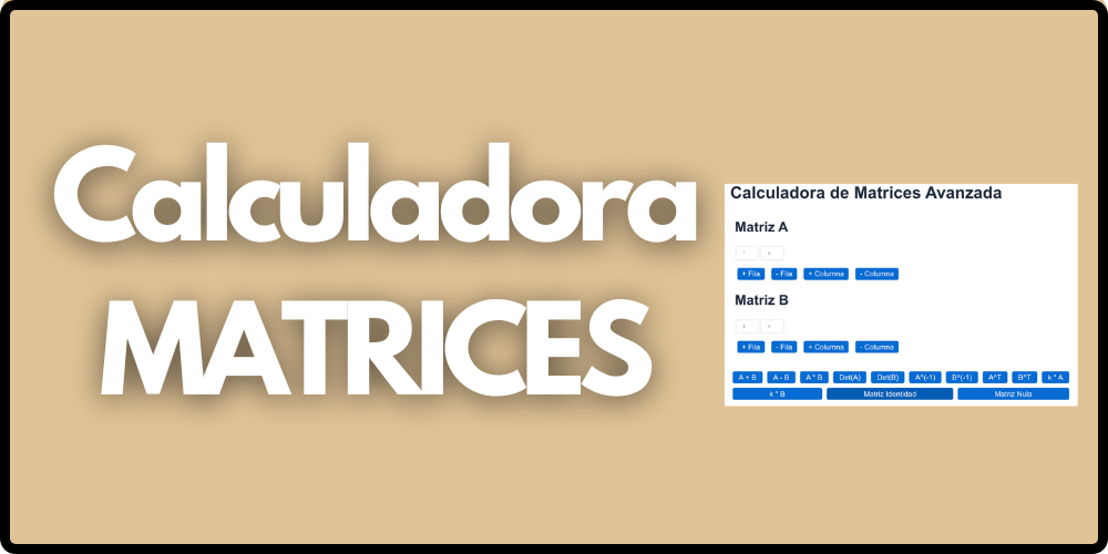 Calculadora de matrices